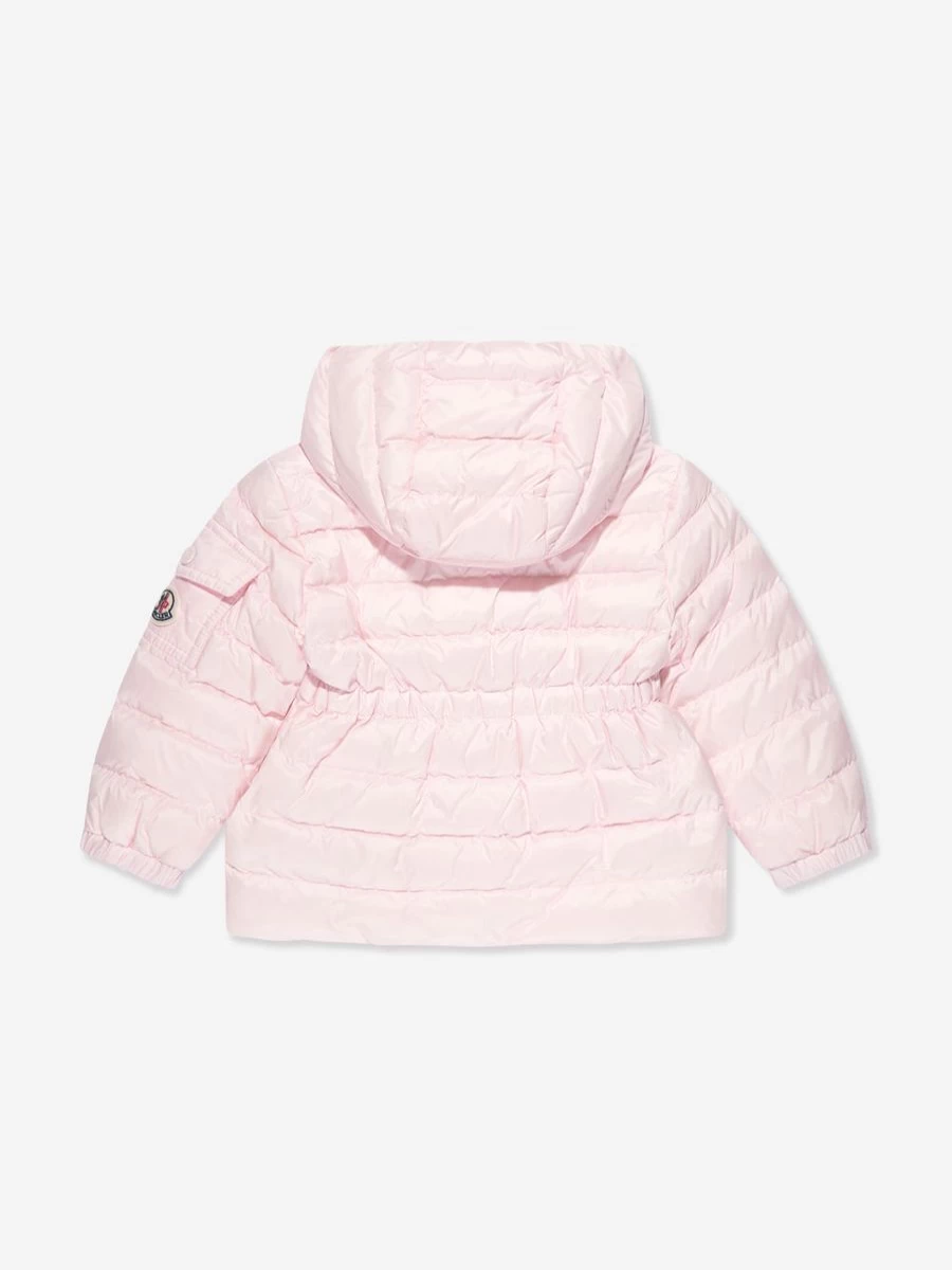 Moncler Enfant Baby Girls Pink Down Padded Jacket - Warm Winter Dalles Coat