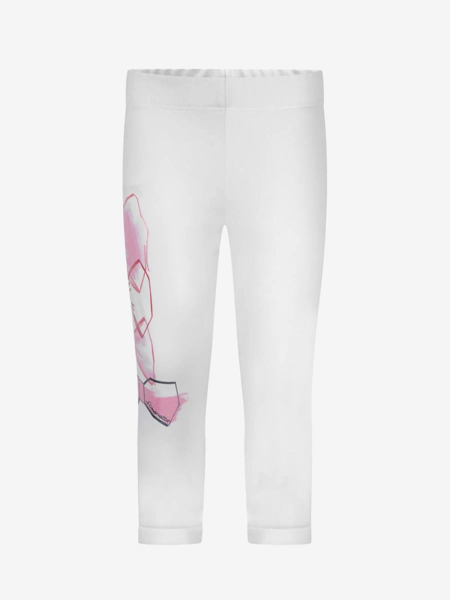 Simonetta Girls Bow Print Bottoms - Stylish & Comfortable Bow Design Pants for Girls