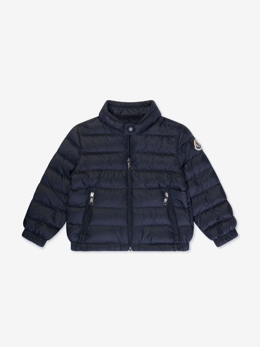 Moncler Enfant Baby Boys Navy Down Padded Acorus Jacket - Warm Winter Coat