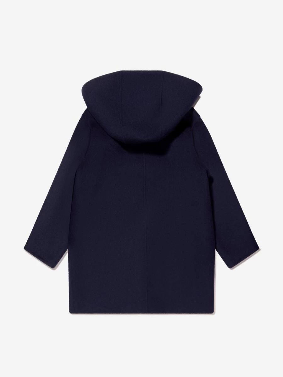 Trussardi Boys Navy Long Coat – Stylish Gawir Trench Coat for Kids