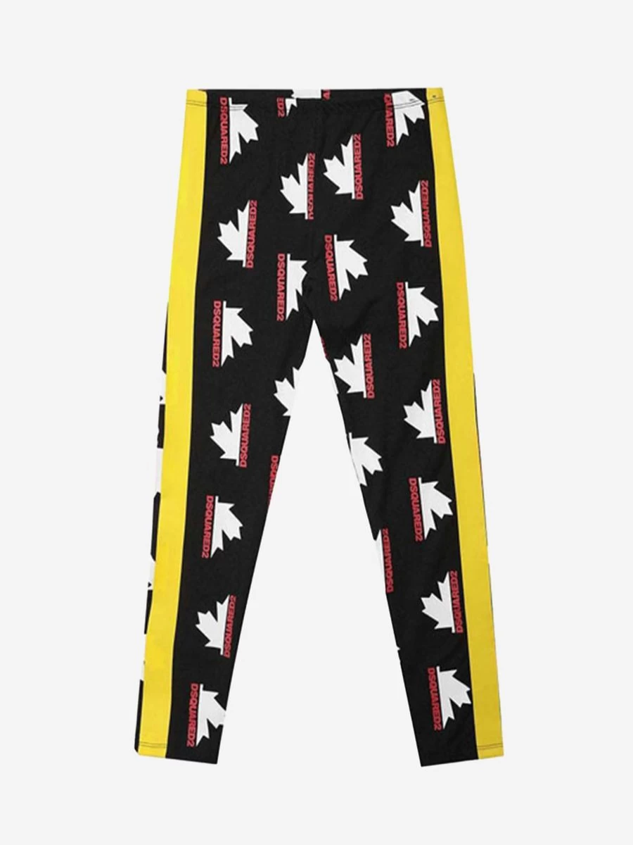 Dsquared2 Kids Girls Printed Side Tape Trousers - Stylish Designer Pants for Girls