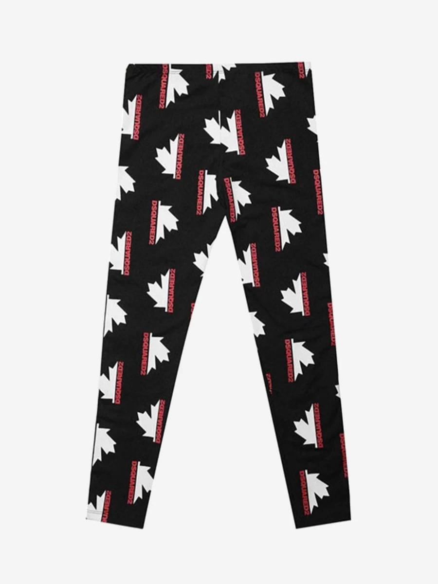 Dsquared2 Kids Girls Printed Side Tape Trousers - Stylish Designer Pants for Girls