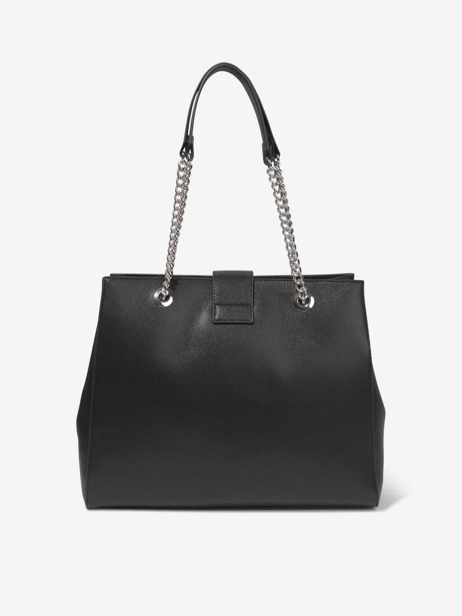 Valentino Girls Divina Small Shopping Bag in Black | 14cm Width