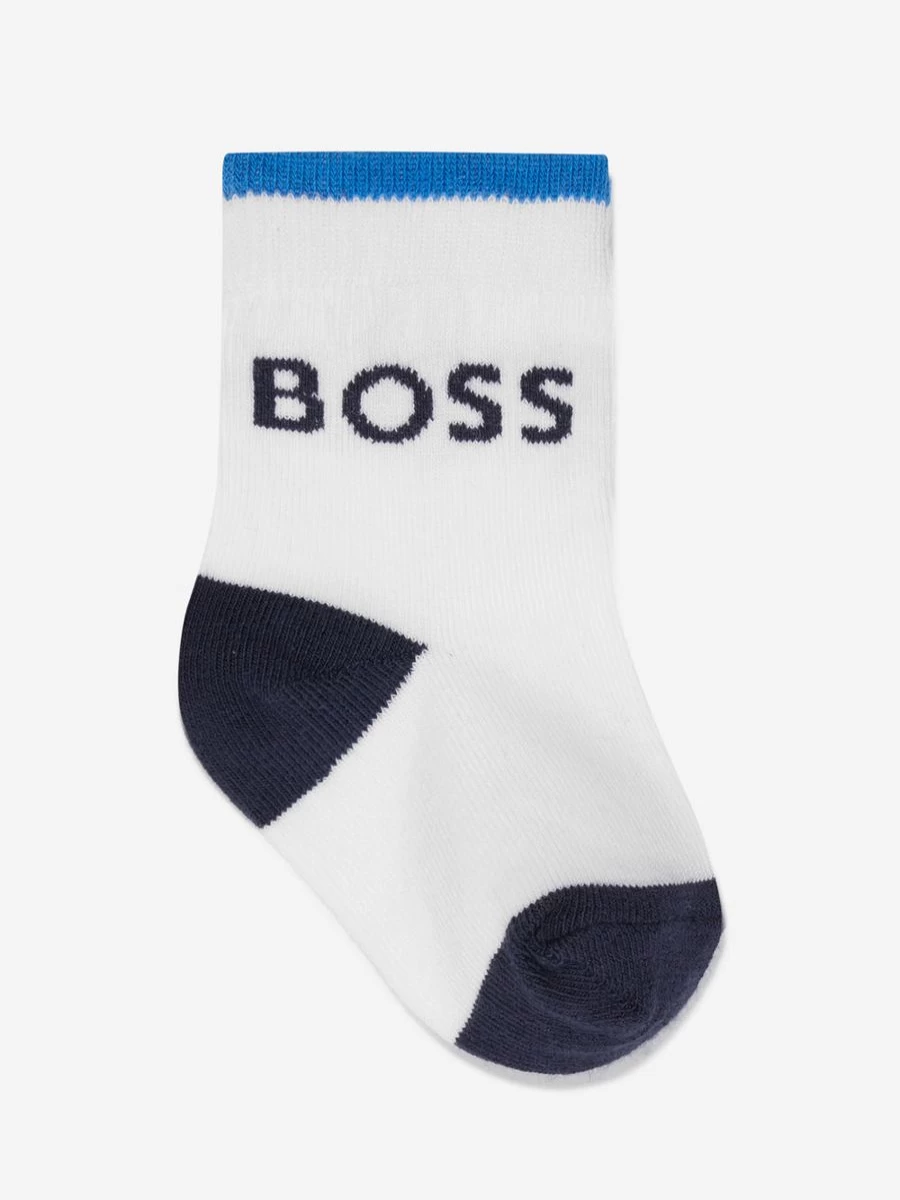 BOSS Baby Boys Navy Socks Set - Soft & Comfortable Toddler Socks