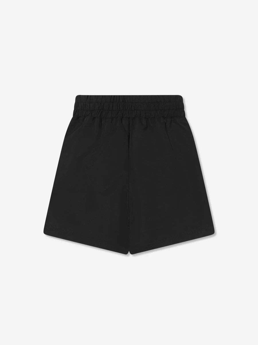 DKNY Boys' Black Logo Swim Shorts for Kids – Quick-Dry Comfort Beachwear