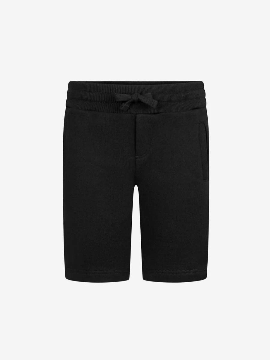 Dolce & Gabbana Kids Boys' Cotton Embroidered Logo Bermuda Shorts | Classic Casual Summer Shorts for Boys