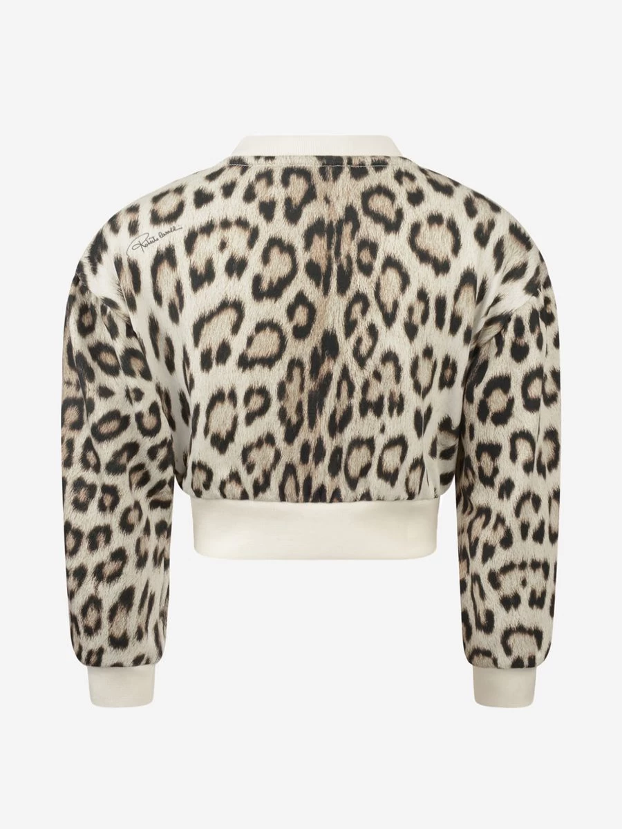 Roberto Cavalli Girls' Sweater - Stylish & Comfortable Knitwear for Kids