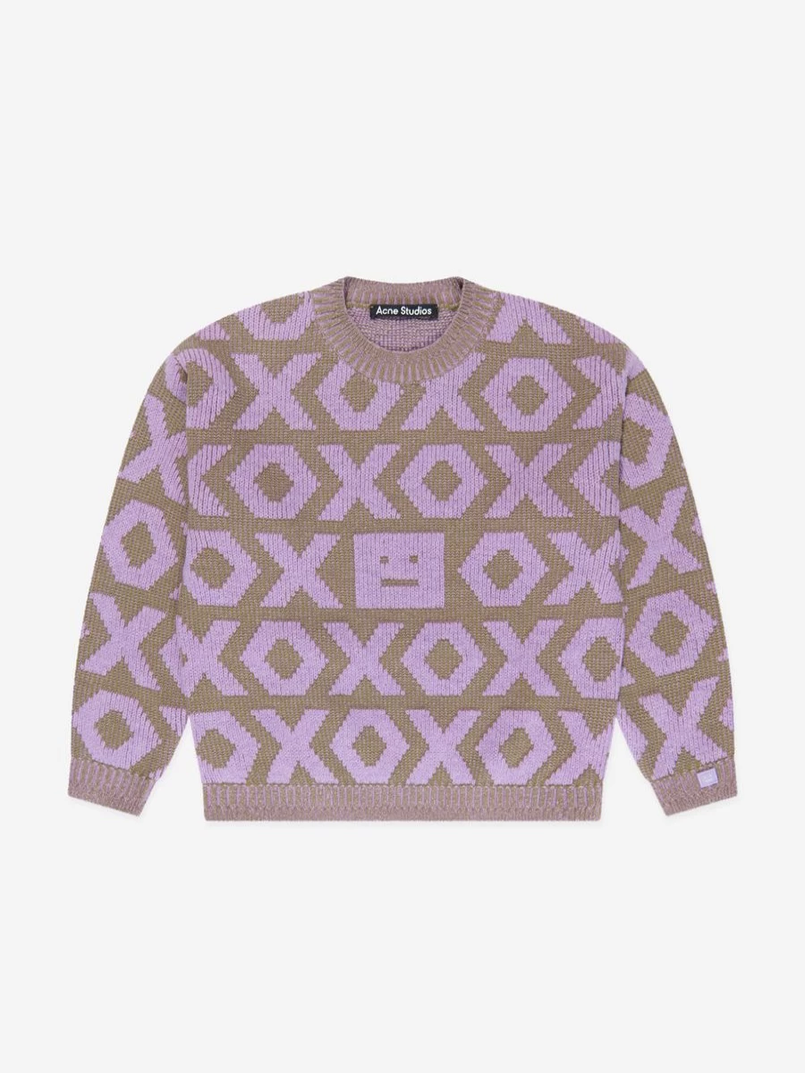 Acne Studios Girls' Purple Mini Kozu Jumper for Kids