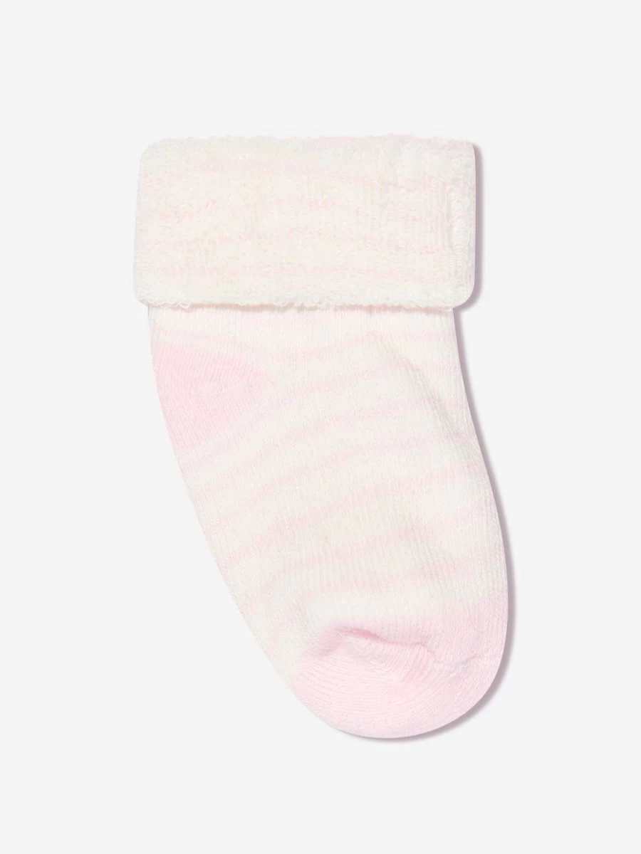 DKNY Baby Girls' Pink Socks Set - Soft & Comfortable Toddler Footwear
