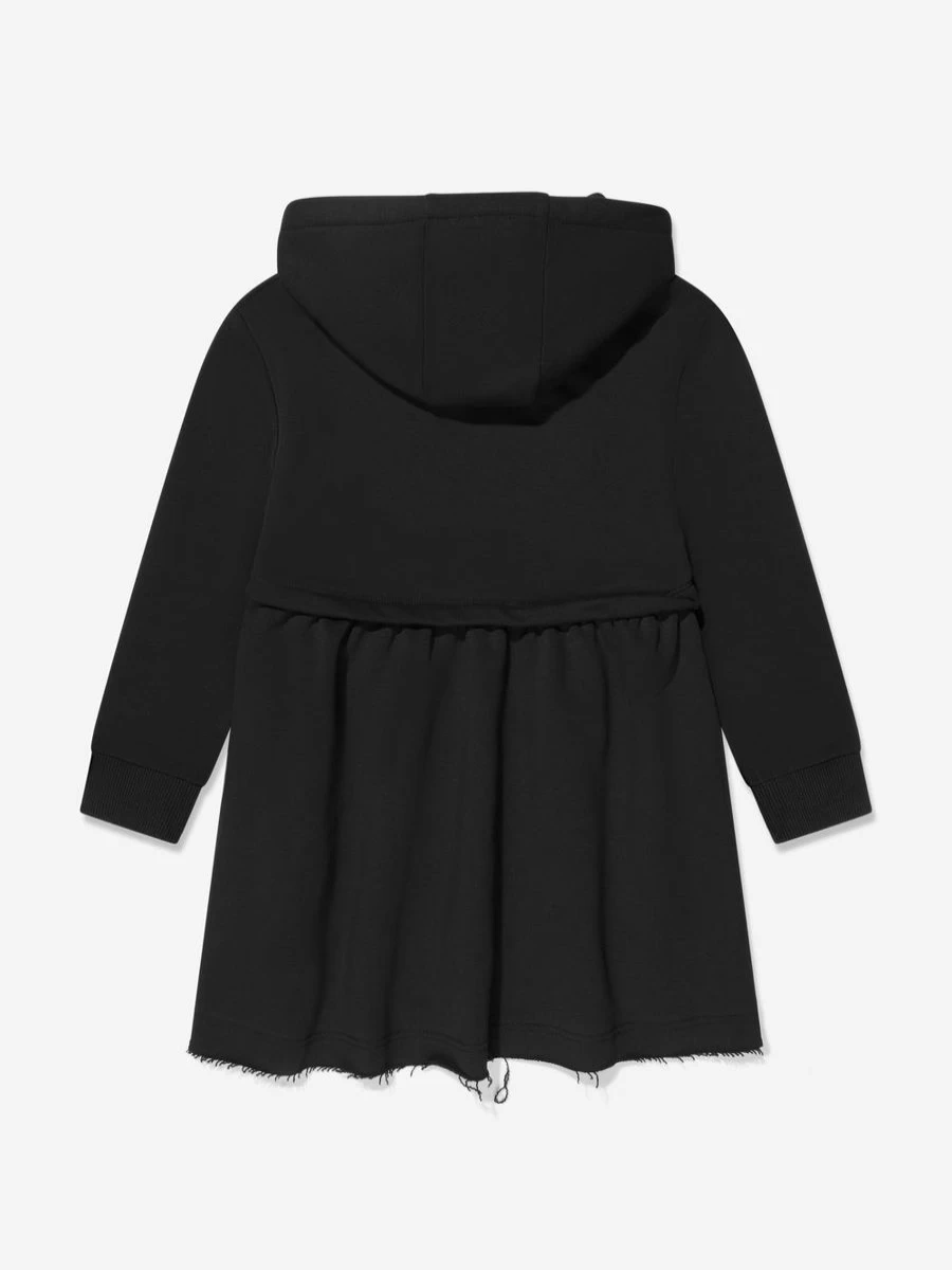 Givenchy Teen Girls Black Hooded Logo Dress
