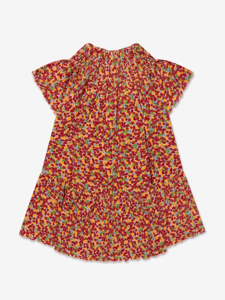 Konges Slojd Girls Organic Cotton Dress - Eco-Friendly & Comfortable Kids Dress