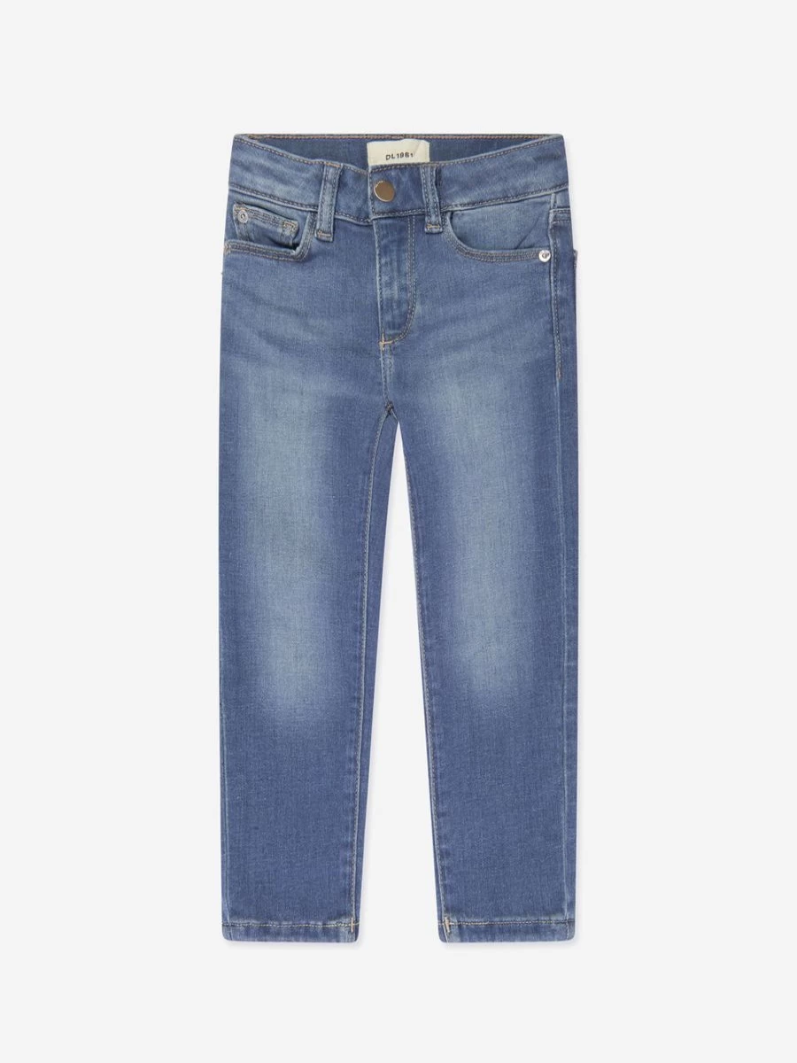 DL1961 Girls Chloe Blue Skinny Fit Jeans for Kids