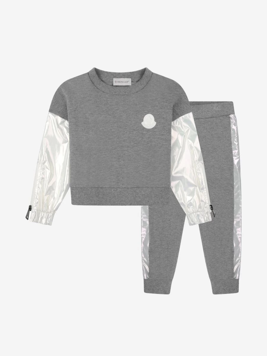 Moncler Enfant Girls Cotton Tracksuit - Comfortable & Stylish Outfit for Kids