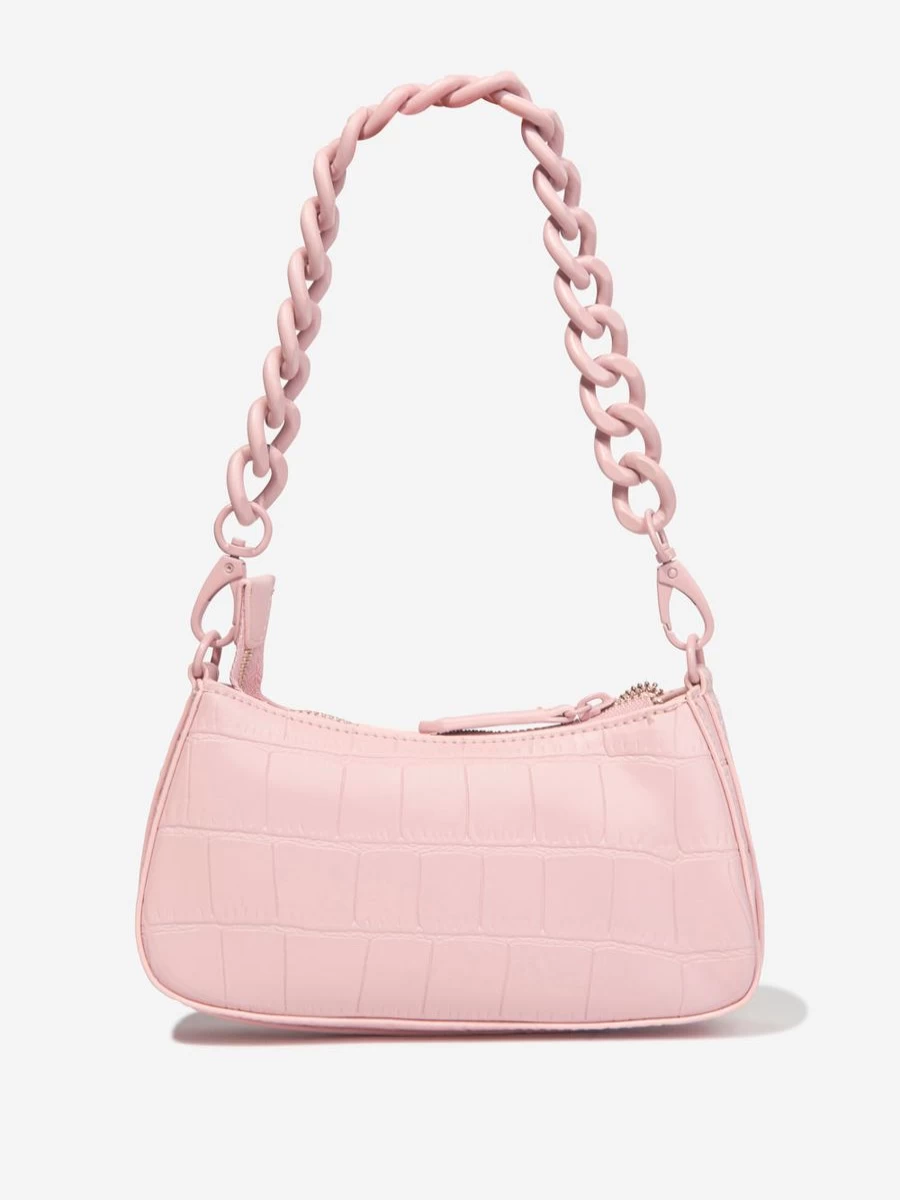 Valentino Girls Pink Surrey Shoulder Bag 31.9cm Fashionable Crossbody Purse for Teens