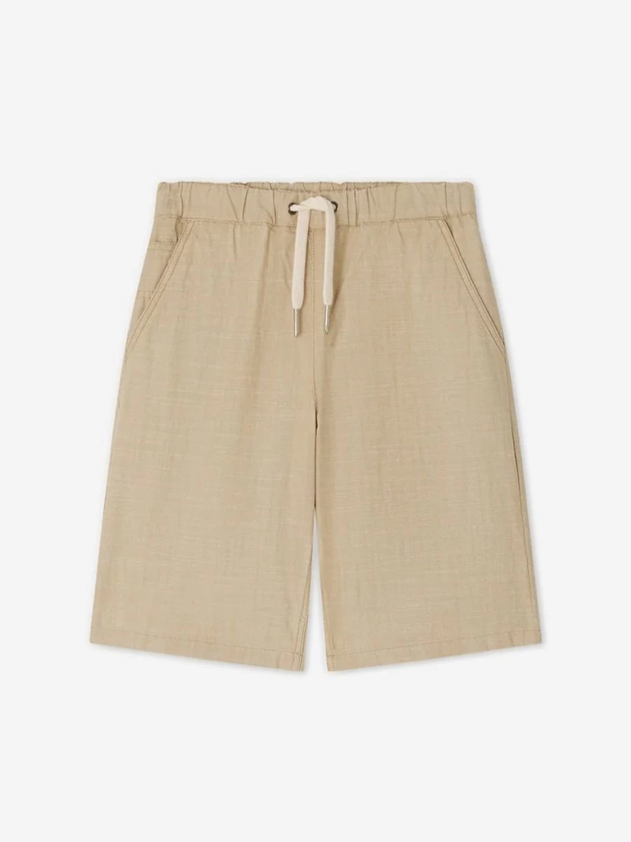 Bonpoint Boys Beige Conway Shorts for Kids - Premium Cotton Comfort
