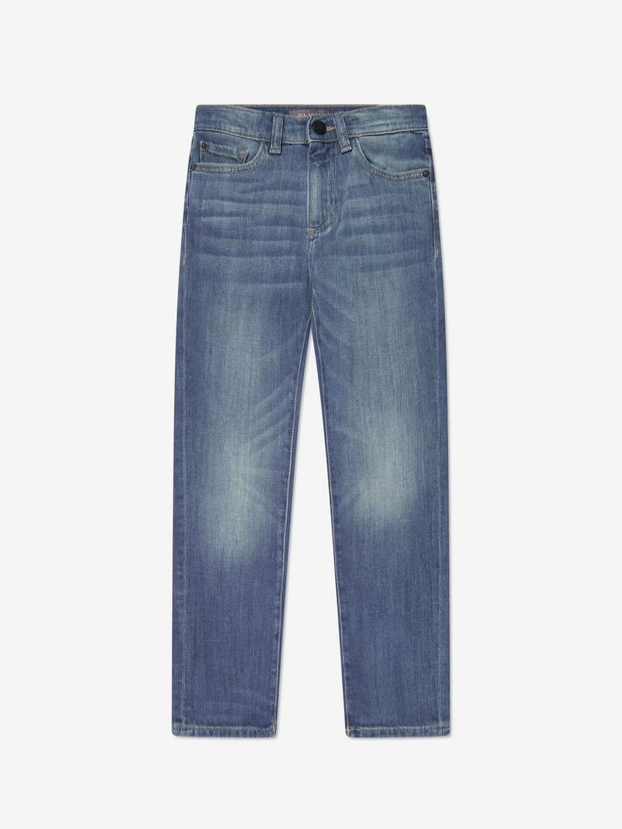 DL1961 Boys' Brady Slim Fit Blue Jeans for Kids