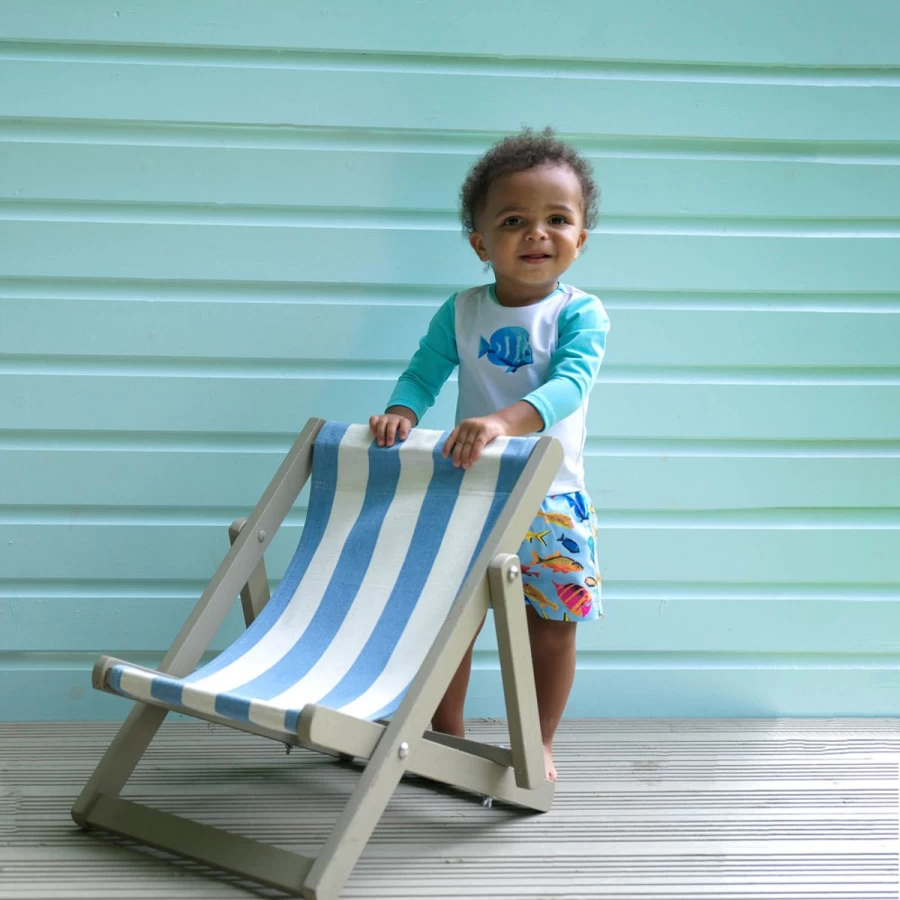 Rachel Riley Baby Boys' Multicolour Tropical Fish Swim Shorts