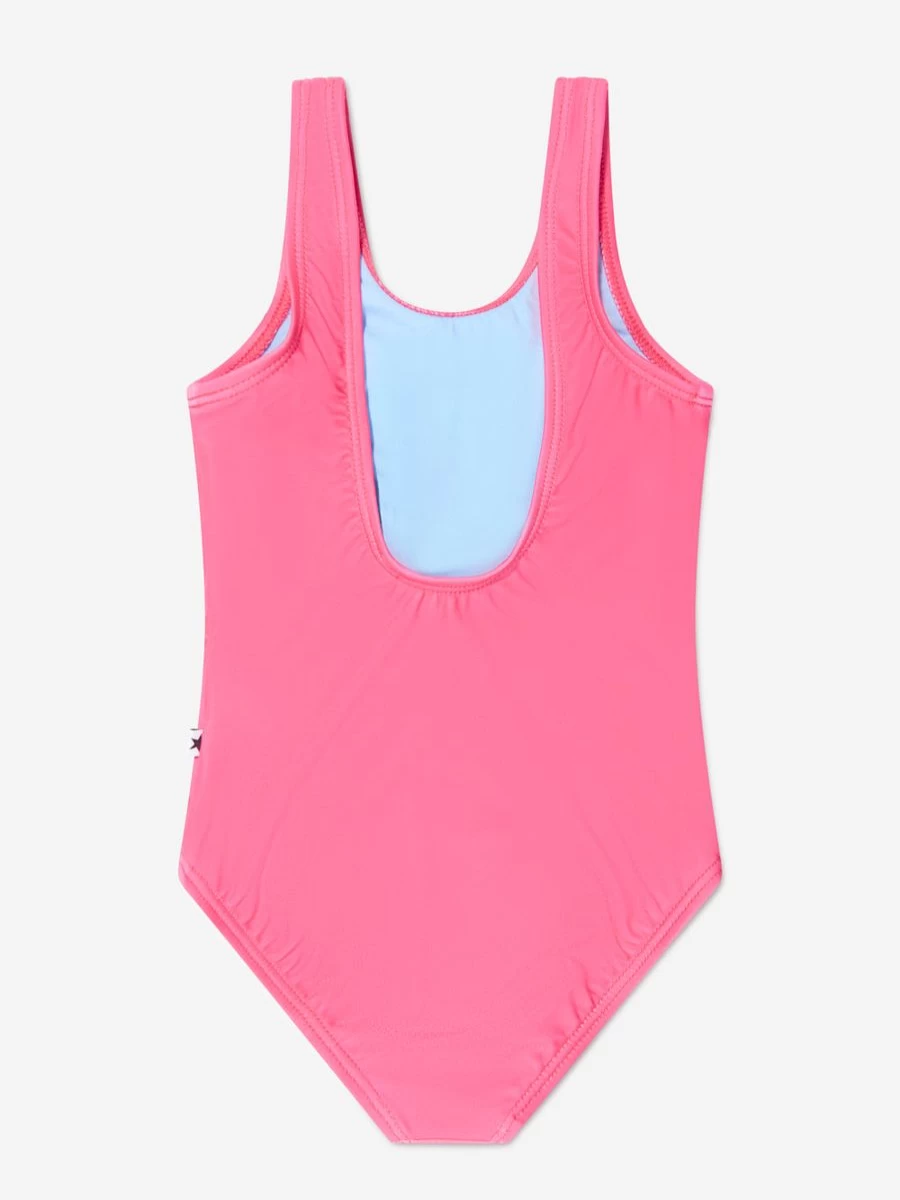 Molo Teen Girls Pink Smiley Face Nika Swimsuit - Cute & Trendy Bathing Suit