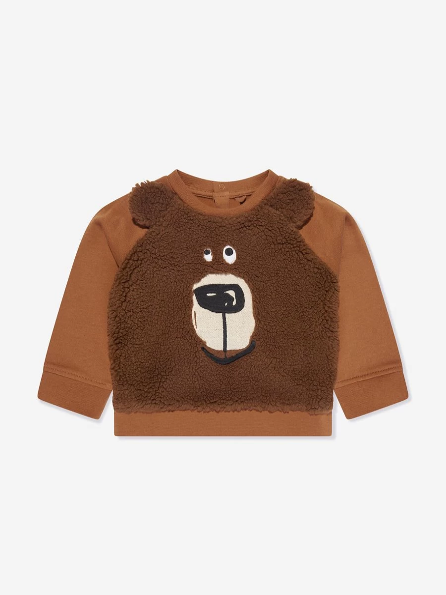 Stella McCartney Kids Baby Boys' Brown Bear Print Sweatshirt