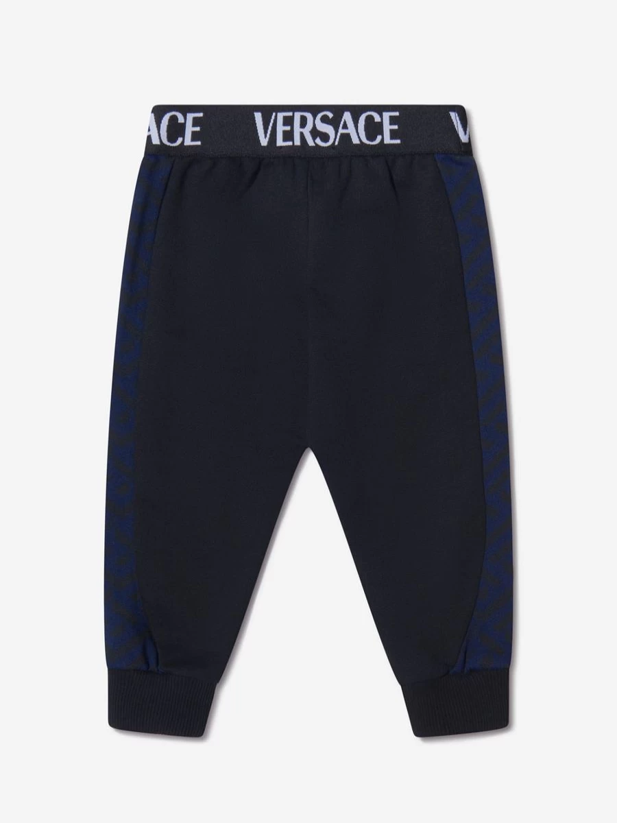 Versace Baby Boys Cotton La Greca Signature Print Joggers - Stylish & Comfortable Trousers