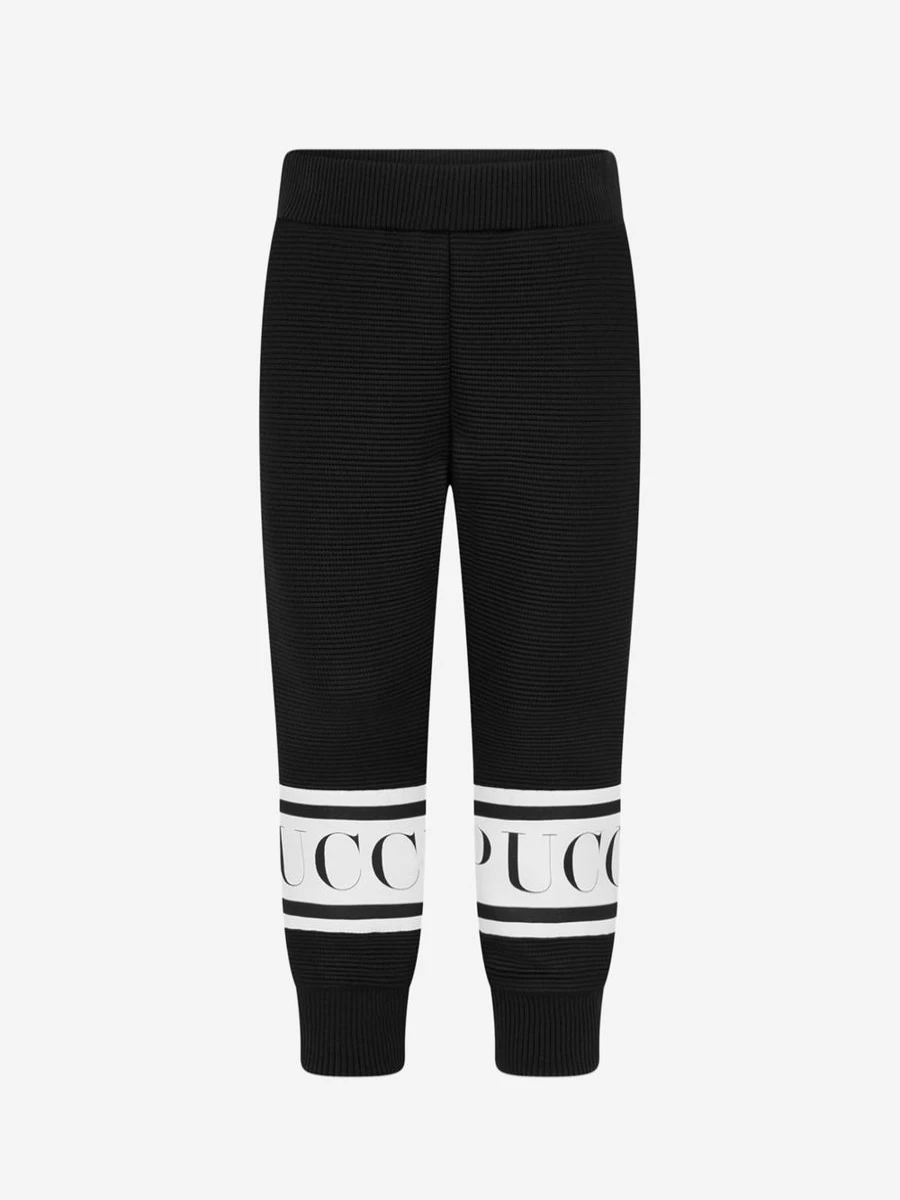 Emilio Pucci Girls' Logo-Print Joggers for Stylish Comfort
