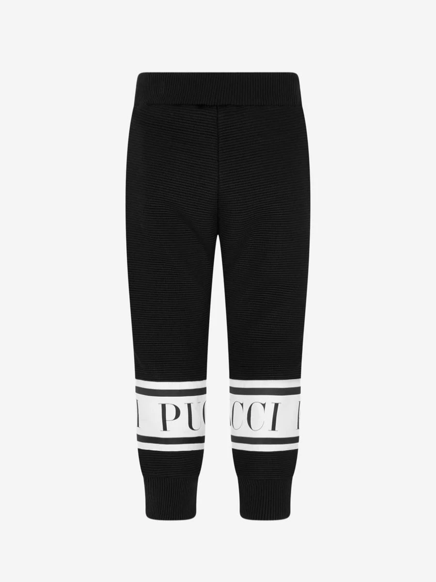 Emilio Pucci Girls' Logo-Print Joggers for Stylish Comfort