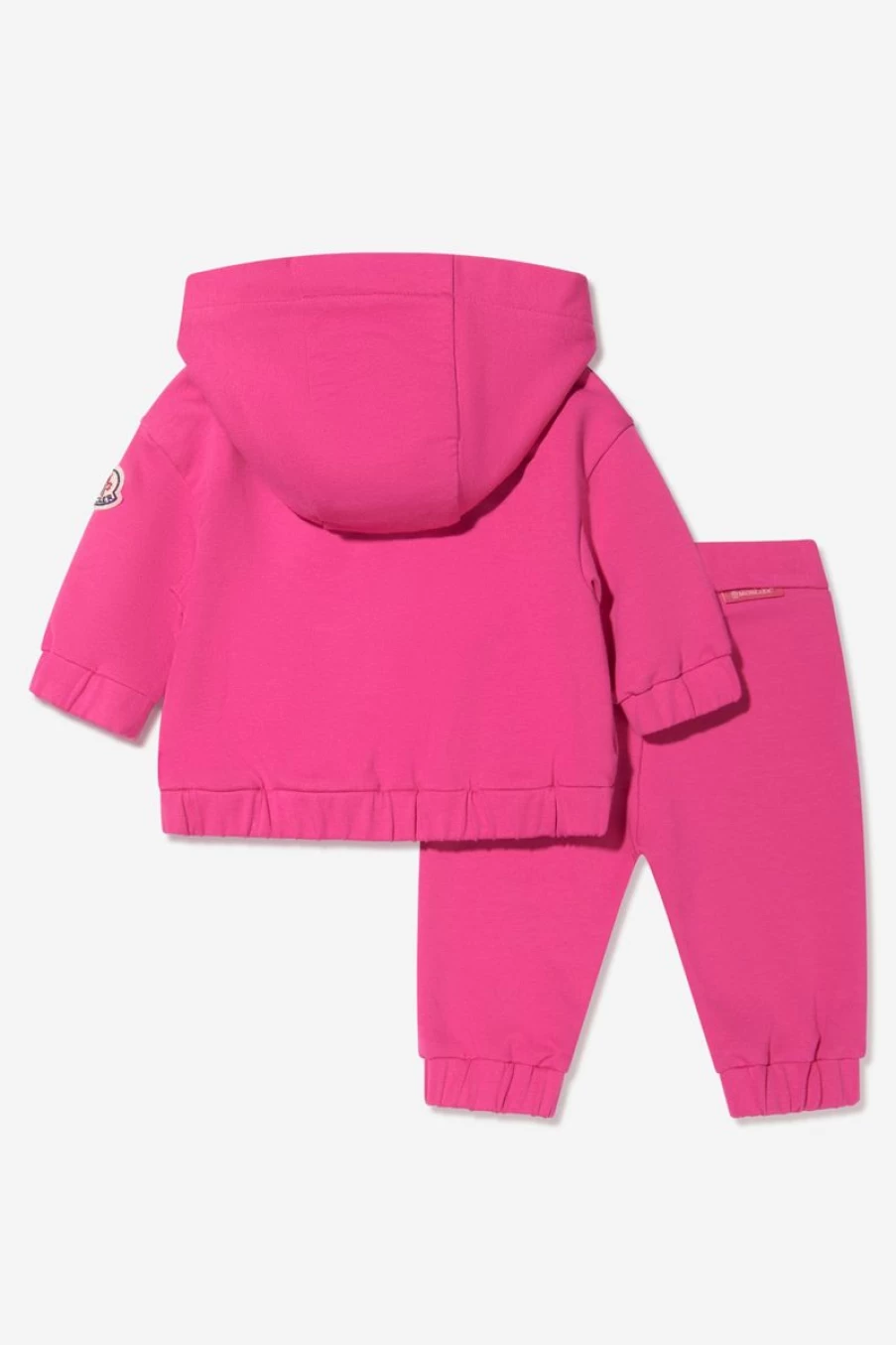 Moncler Enfant Baby Girls Pink Pocket Tracksuit - Soft & Stylish Outfit