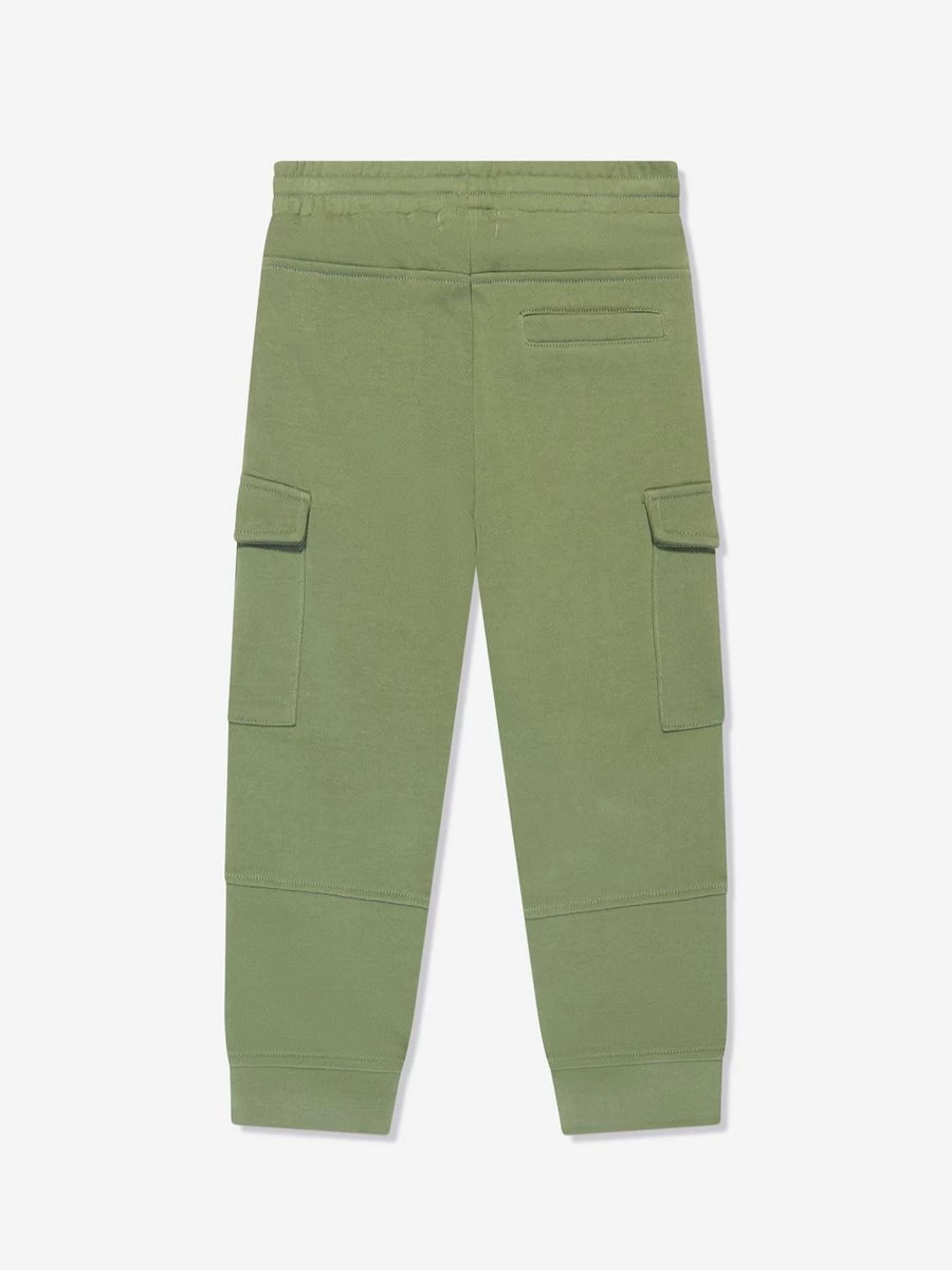 Stella McCartney Kids Teen Boys Green Cargo Joggers Pants