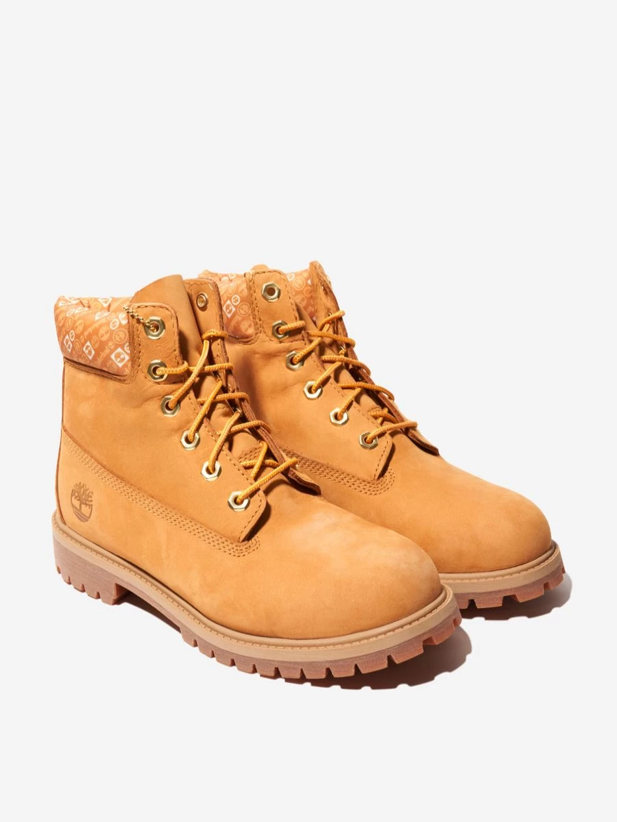 Timberland Kids Premium 6 Inch Nubuck Boots for Teens - Durable & Stylish