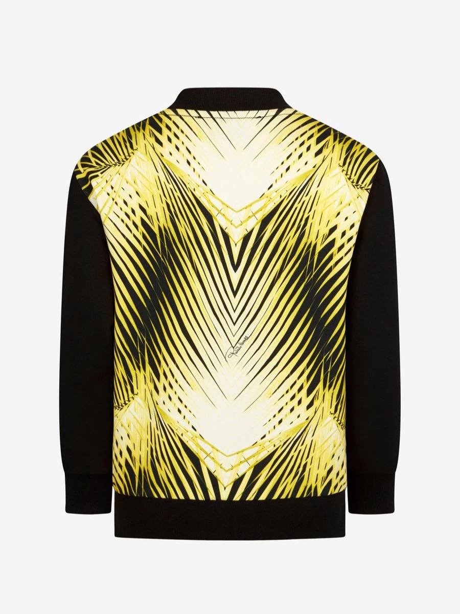 Roberto Cavalli Boys' Cotton Sweatshirt - Trendy Casual Top for Boys