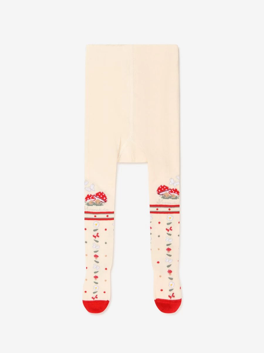 Monnalisa Teen Girls Jacquard Tights - Elegant & Comfortable Tights for Teens | Childsplay Clothing