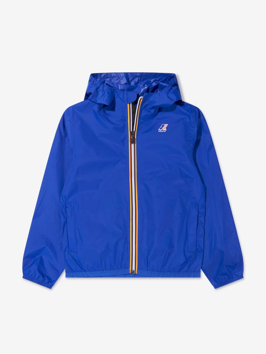 K-WAY Girls Le Vrai 3.0 Claude Waterproof Jacket | Kids Lightweight Windbreaker Raincoat