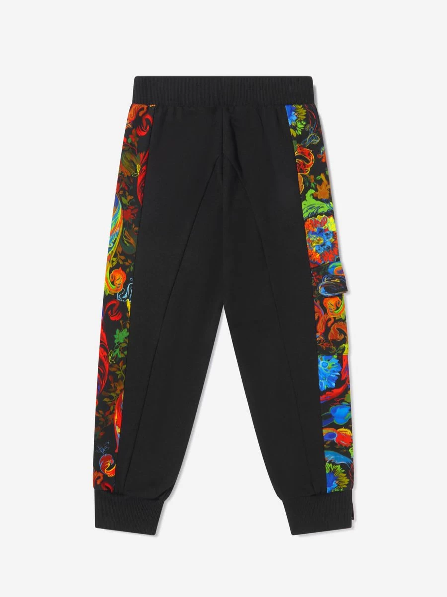 Versace Boys Kaleidoscopic Barocco Sweatpants - Kids Luxury Designer Joggers