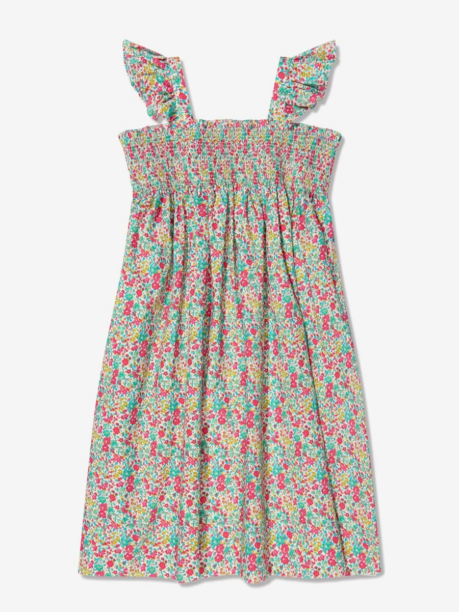 Bonpoint Teen Floral Alexandra Maxi Dress for Girls - Multicolored Summer Dress