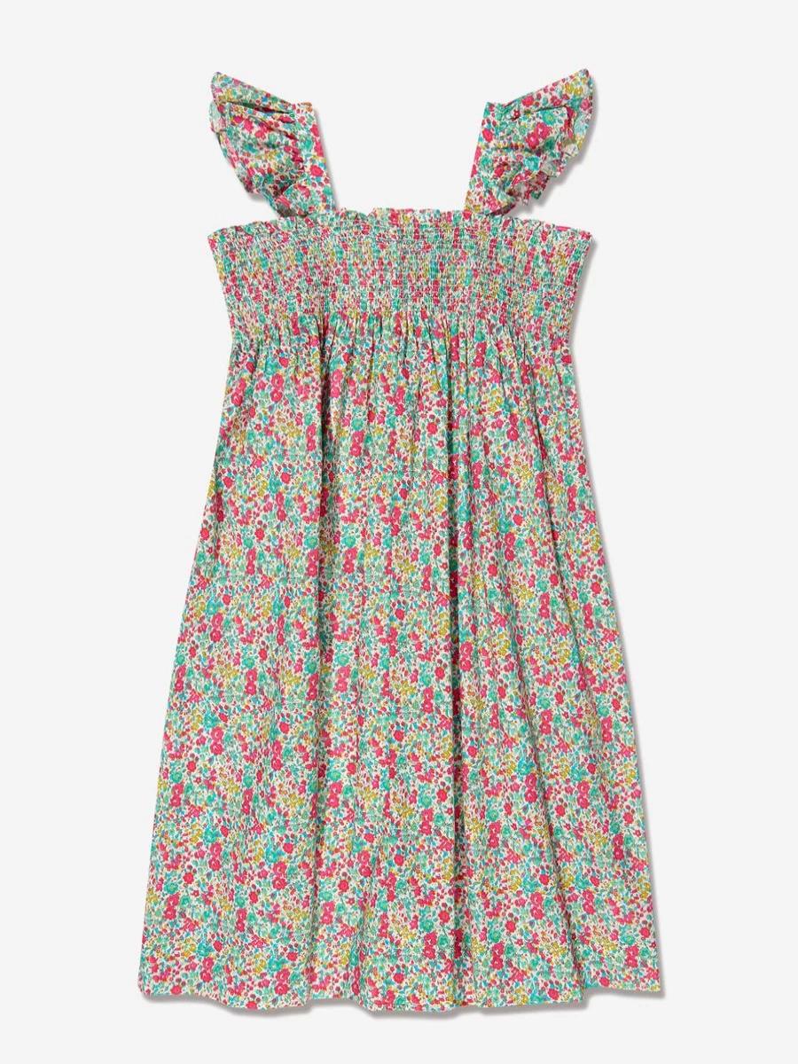 Bonpoint Teen Floral Alexandra Maxi Dress for Girls - Multicolored Summer Dress