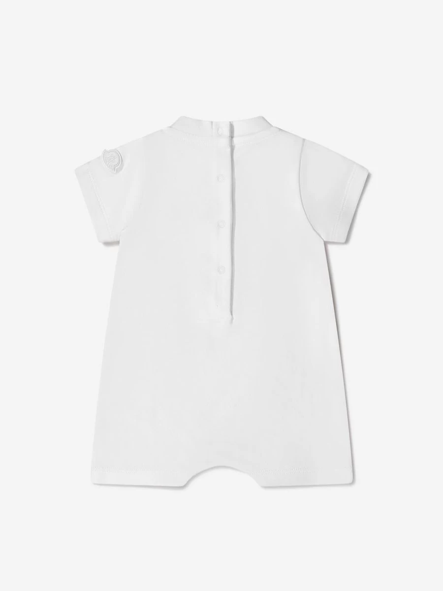 Moncler Enfant Girls' Logo Romper - Stylish Baby Unisex Jumpsuit