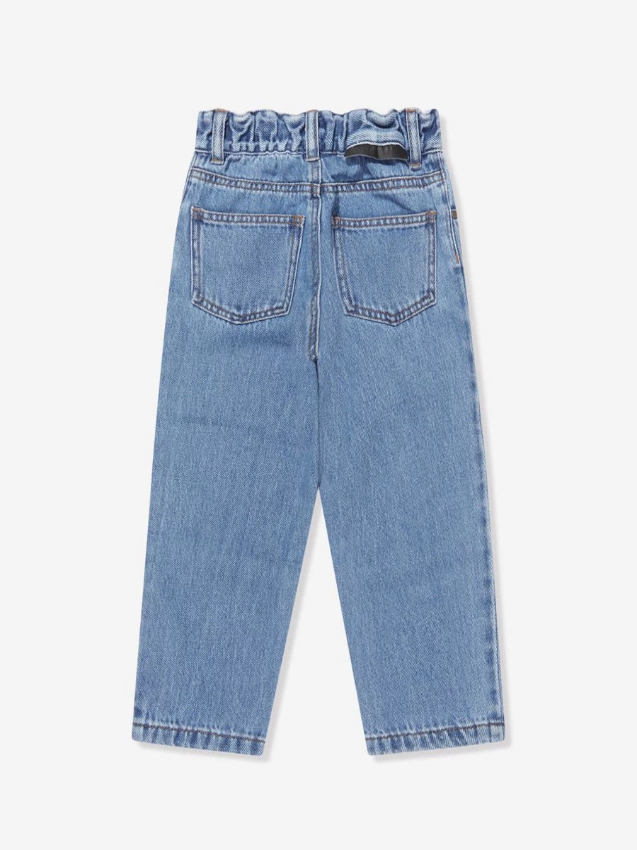 Stella McCartney Kids Teen Blue Monster Print Jeans for Boys