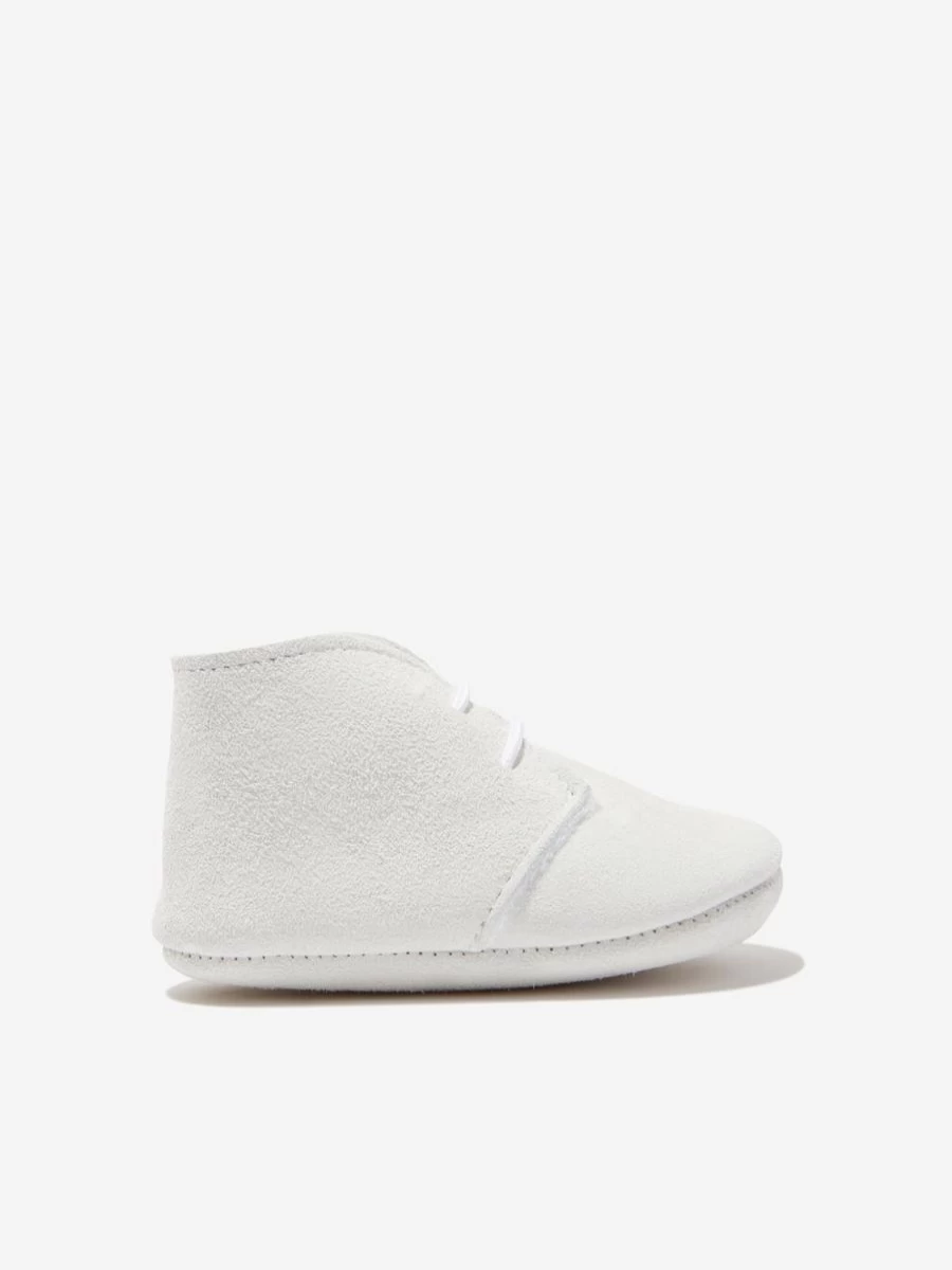 Paz Rodriguez Ivory Baby Boys First Walkers Soft Sole Pre-Walker Shoes