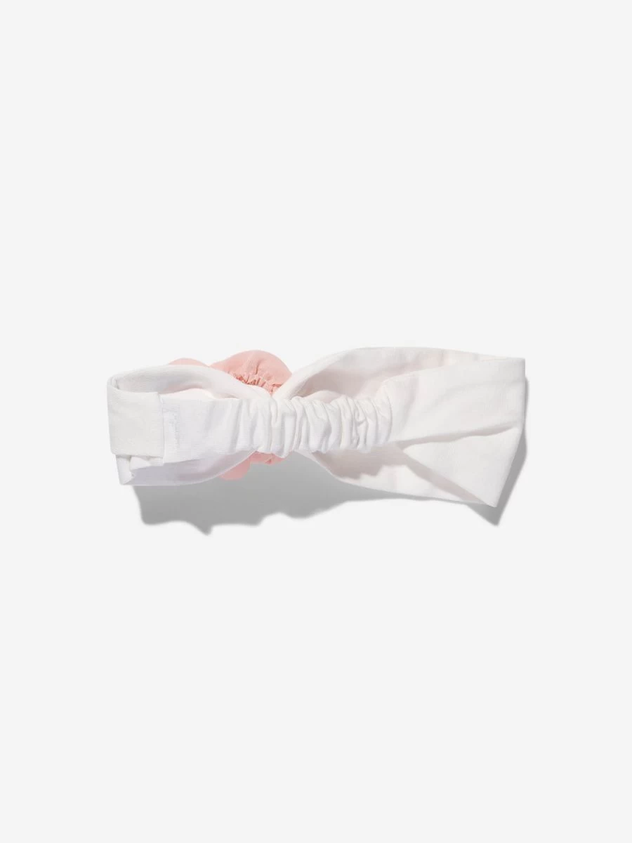 Monnalisa Teen Girls Pink Rose Headband - Floral Hair Accessory for Teens
