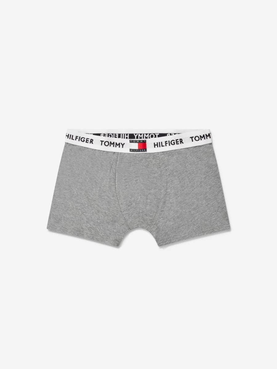 Tommy Hilfiger Boys' 2-Pack Organic Cotton Boxer Shorts - Soft Comfort Underwear