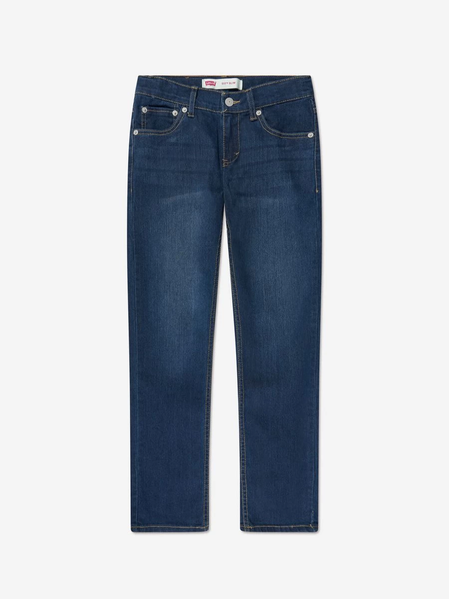 Levi's Kids Boys Slim Fit 511 Denim Jeans - Cotton Stretch Comfortable Jeans for Active Boys