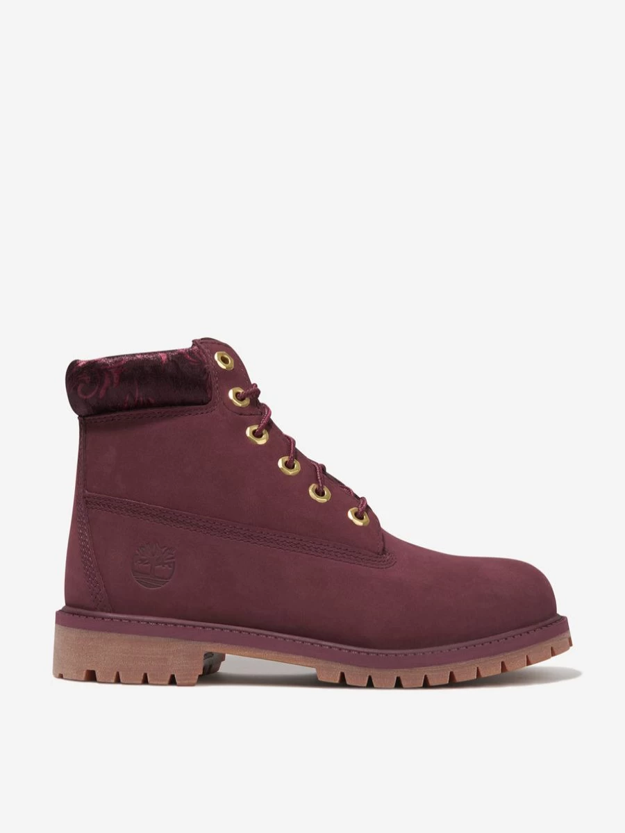 Timberland Teen Girls Premium Nubuck 6 Inch Ankle Boots