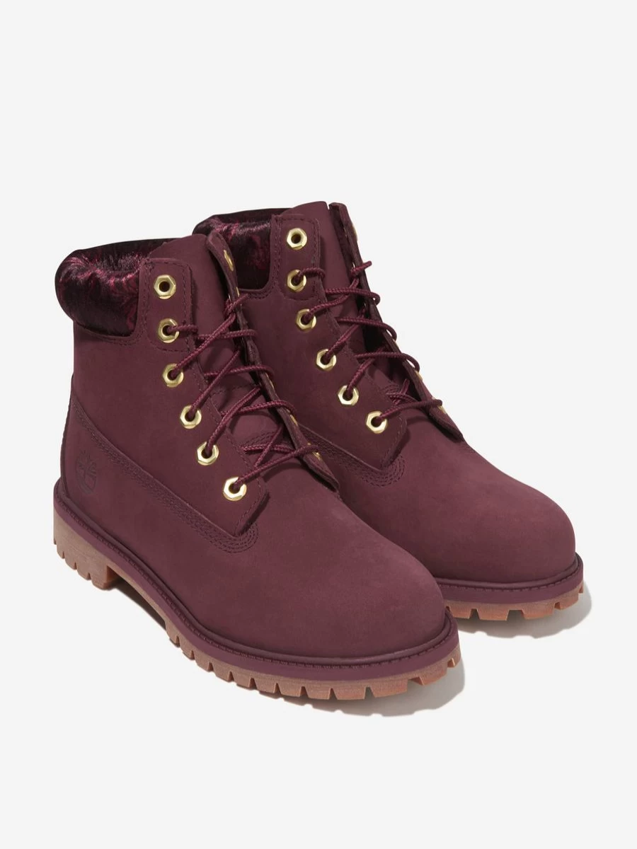 Timberland Teen Girls Premium Nubuck 6 Inch Ankle Boots