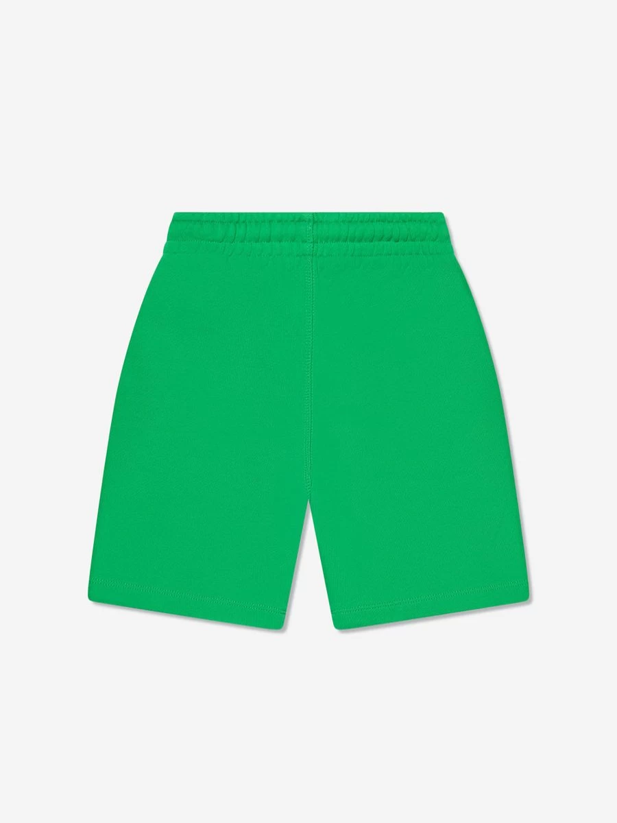 Off-White Boys Green Off Stamp Sweat Shorts