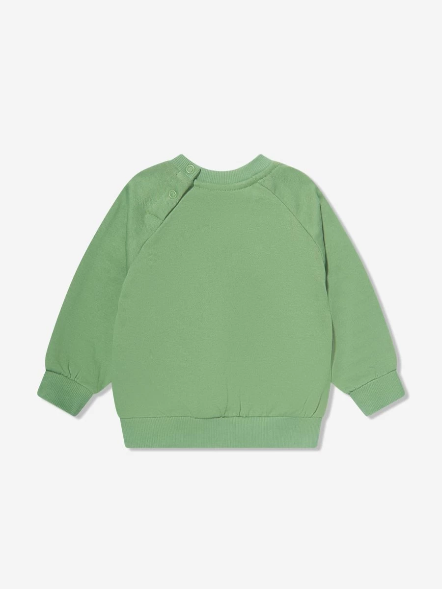 Molo Boys' Green Kids Branch Living Sweatshirt - Comfortable Casual Pullover