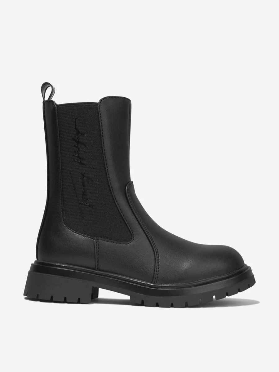 Tommy Hilfiger Teen Girls Chelsea Boots | Waterproof Winter Ankle Boots for Teens | Fashion Casual Footwear