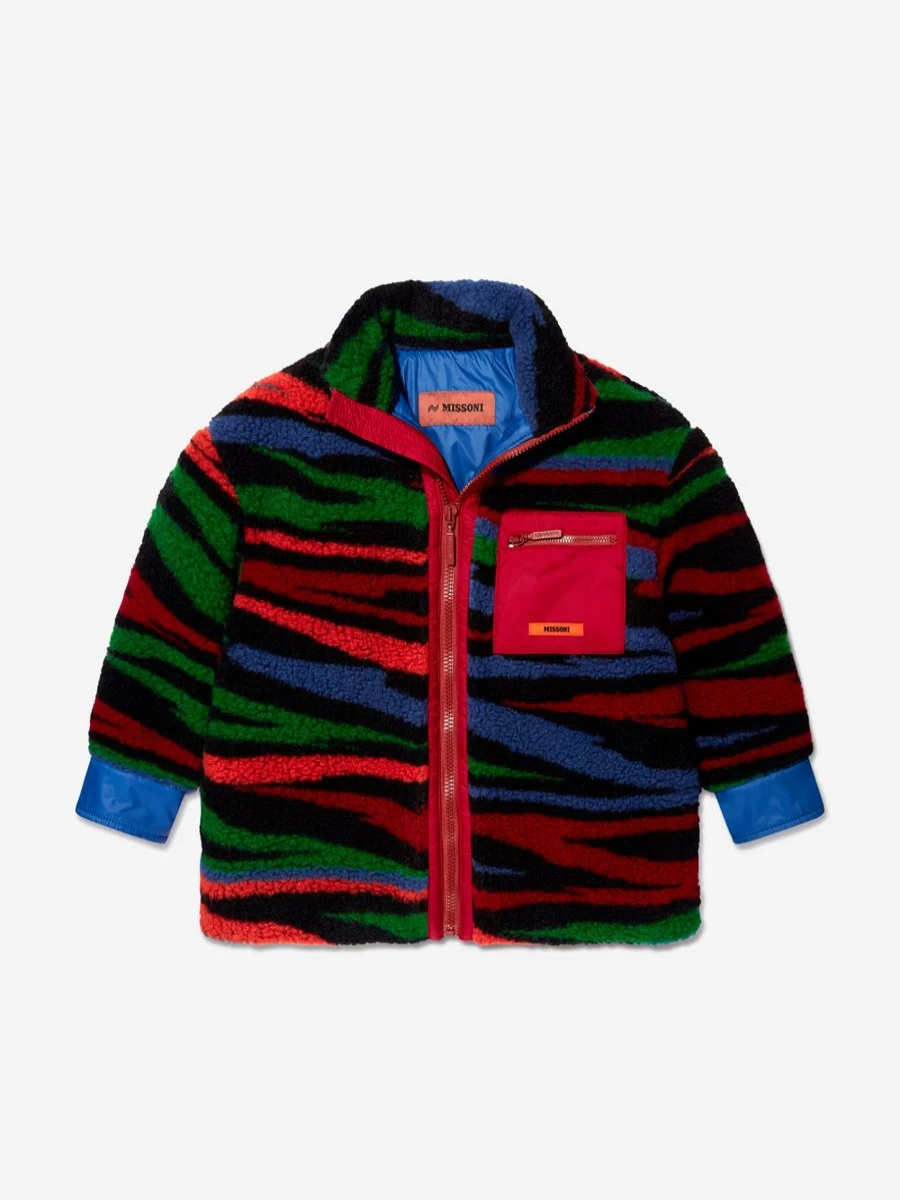 Missoni Boys' Multicolor Puffer Jacket – Warm Winter Coat