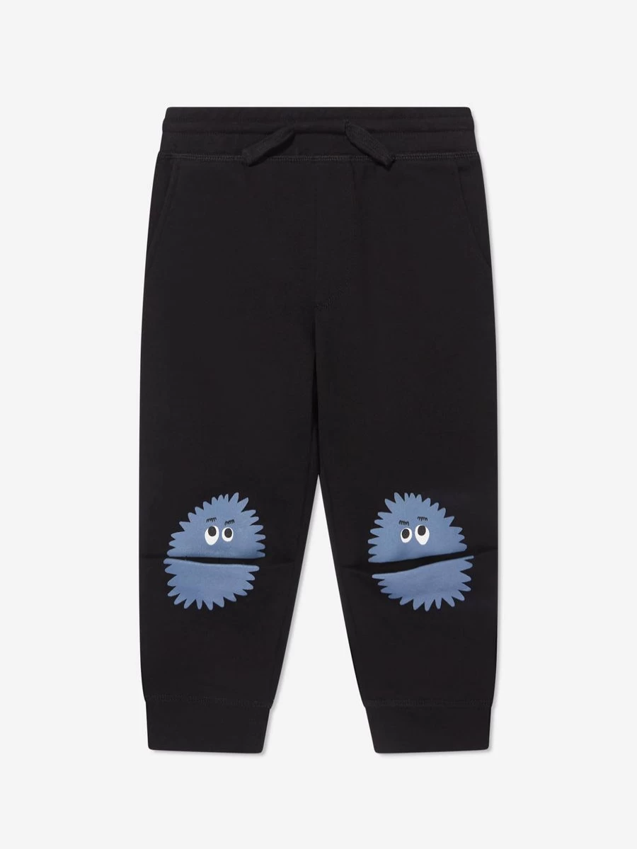 Stella McCartney Kids Boys' Black Monster Print Joggers - Comfortable Casual Pants