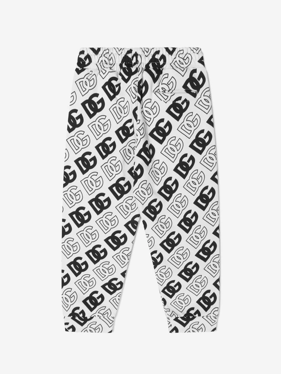 Dolce & Gabbana Boys' All Over Logo Print Joggers | Comfortable Kids' Trousers