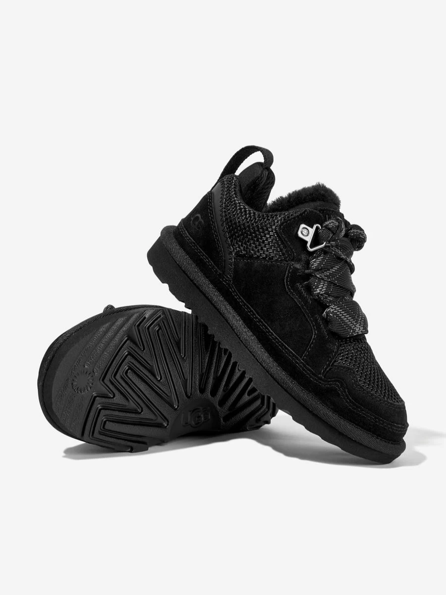 UGG Girls' Lowmel Black Trainers for Kids - Comfortable & Stylish Footwear